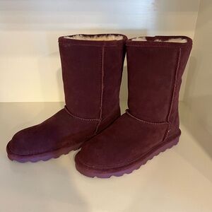 BearPaw Burgundy Boots
